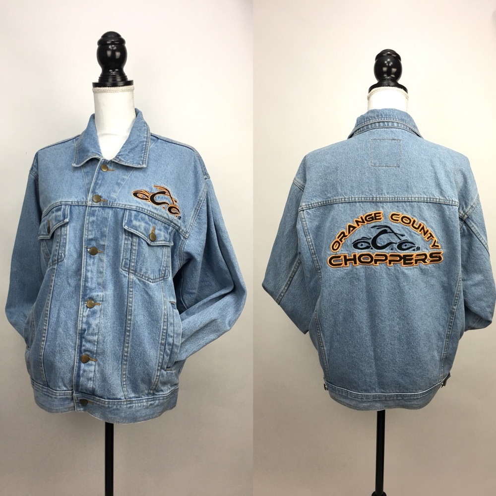 Orange County Choppers Occ Motorcycle Denim Jacket